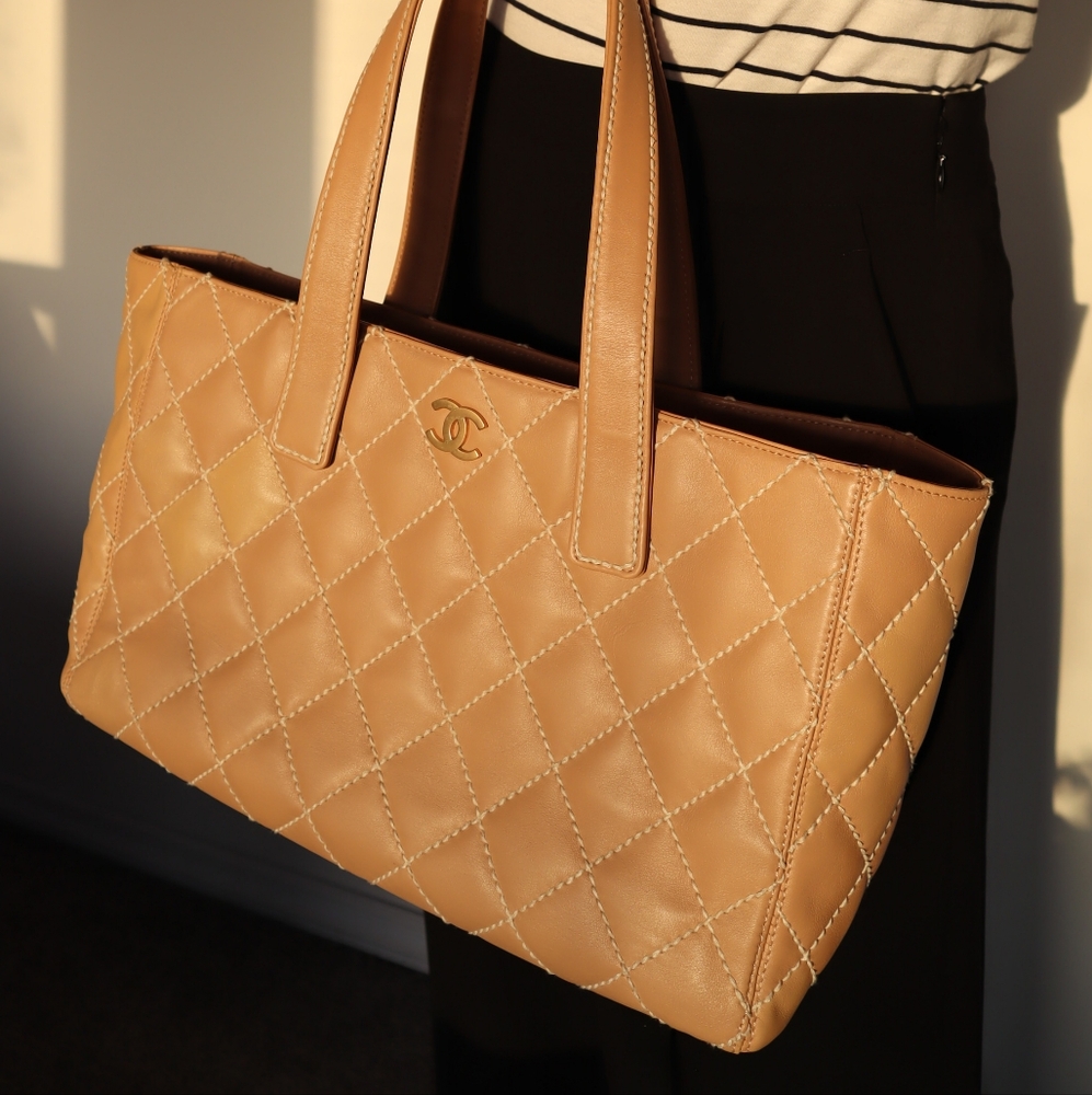 CHANEL Wildstich Leather Shoulder Bag